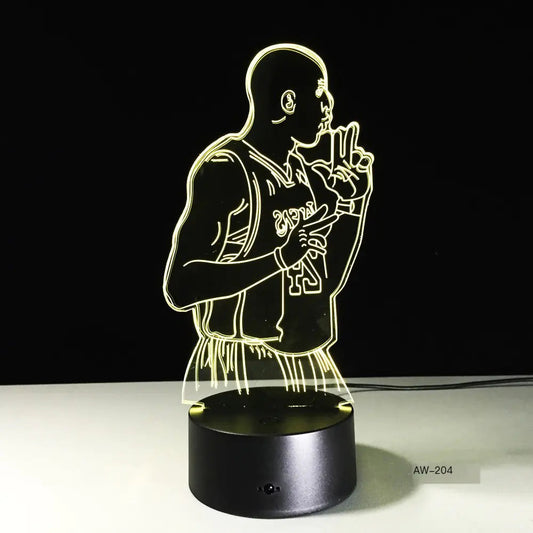 Colorful Touch Control LED Visual 3D Table Lamp Zendrop