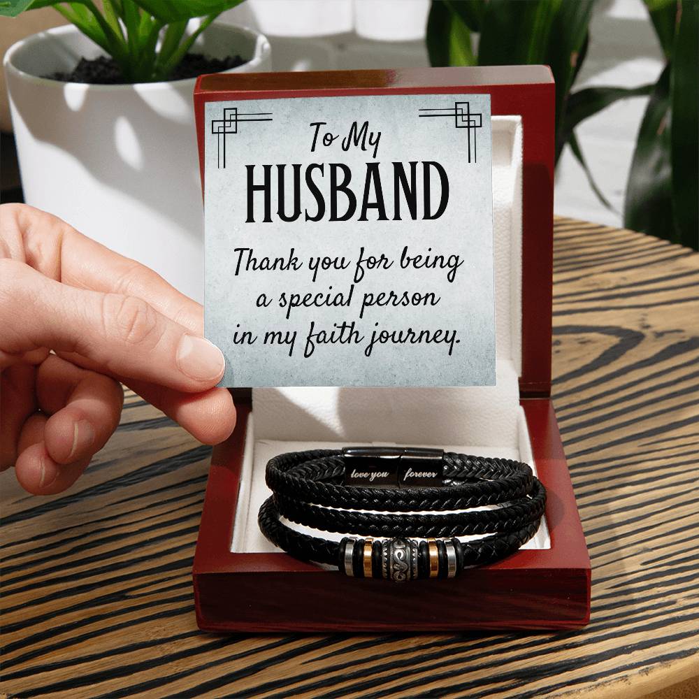 Being Special - Mens Leather Bracelet ShineOn Fulfillment