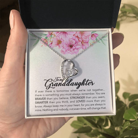 Brave Granddaughter - Forever Love Necklace ShineOn Fulfillment