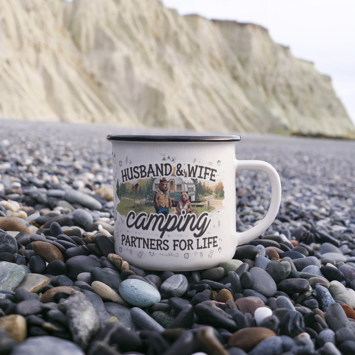 Camping Partners For Life - Camping Mug ShineOn Fulfillment