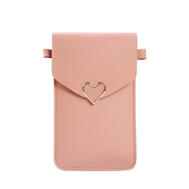 Mini Satchel Mobile Phone Hanging Bag Heart Bound Gifts