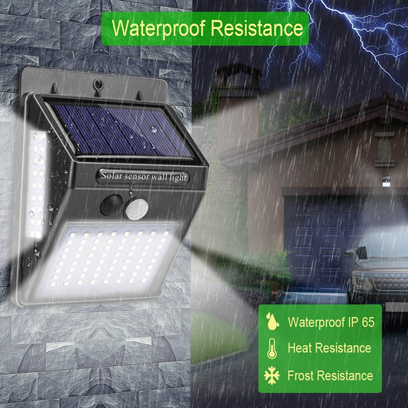Outdoor Wall Solar Lamp PIR Motion Sensor Zendrop