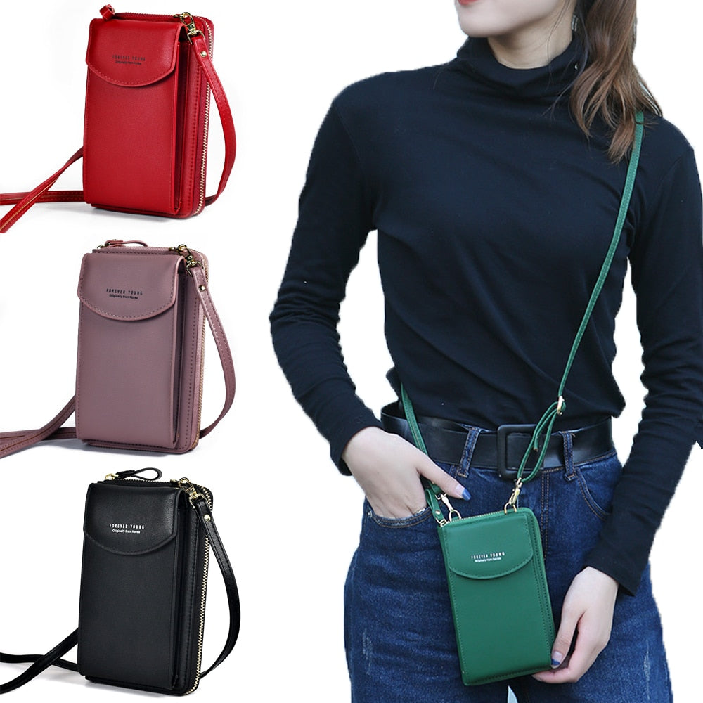 Mini Satchel Mobile Phone Hanging Bag Heart Bound Gifts