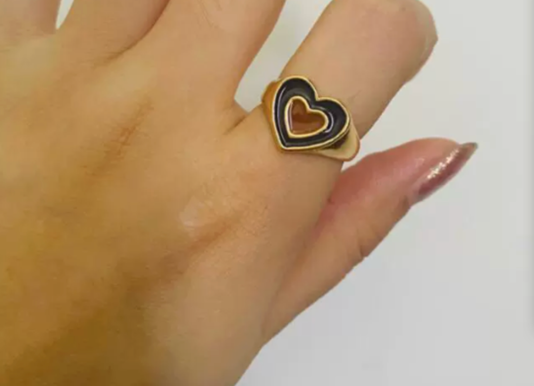 Creative Love Heart Ring Zendrop