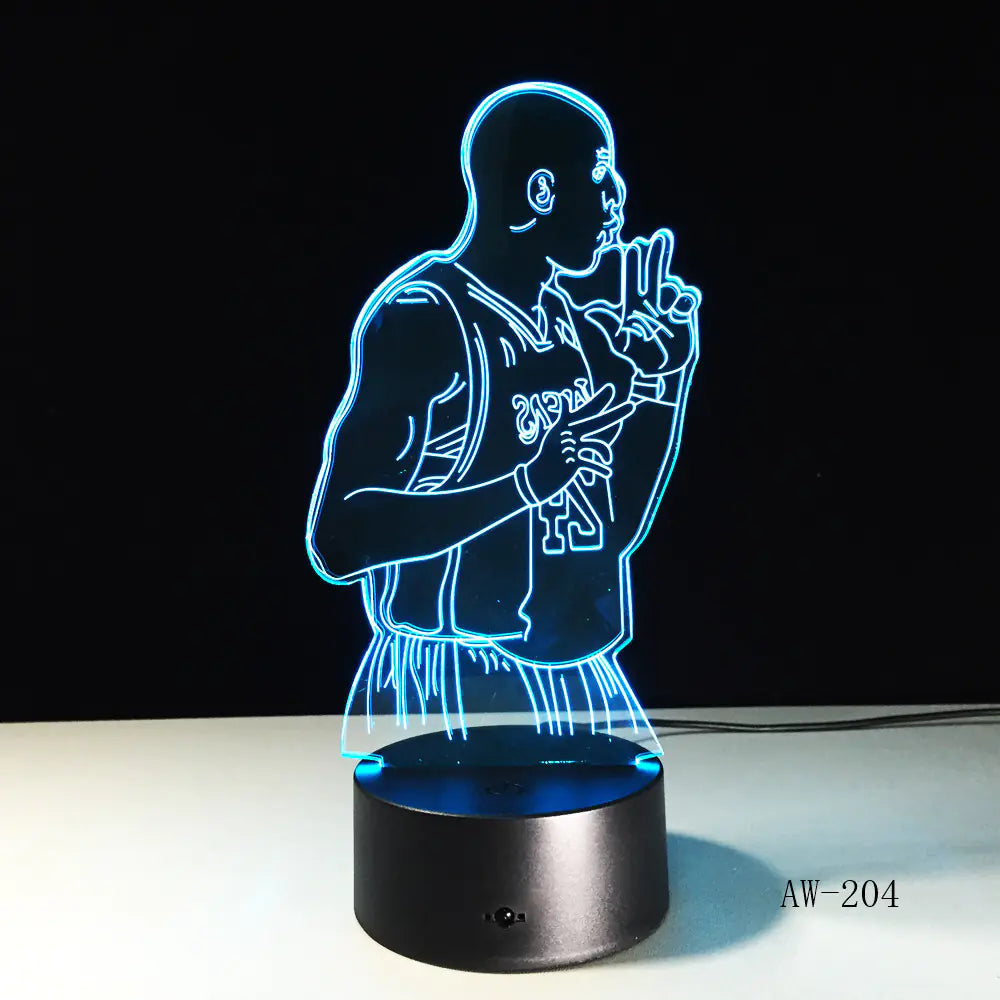 Colorful Touch Control LED Visual 3D Table Lamp Zendrop