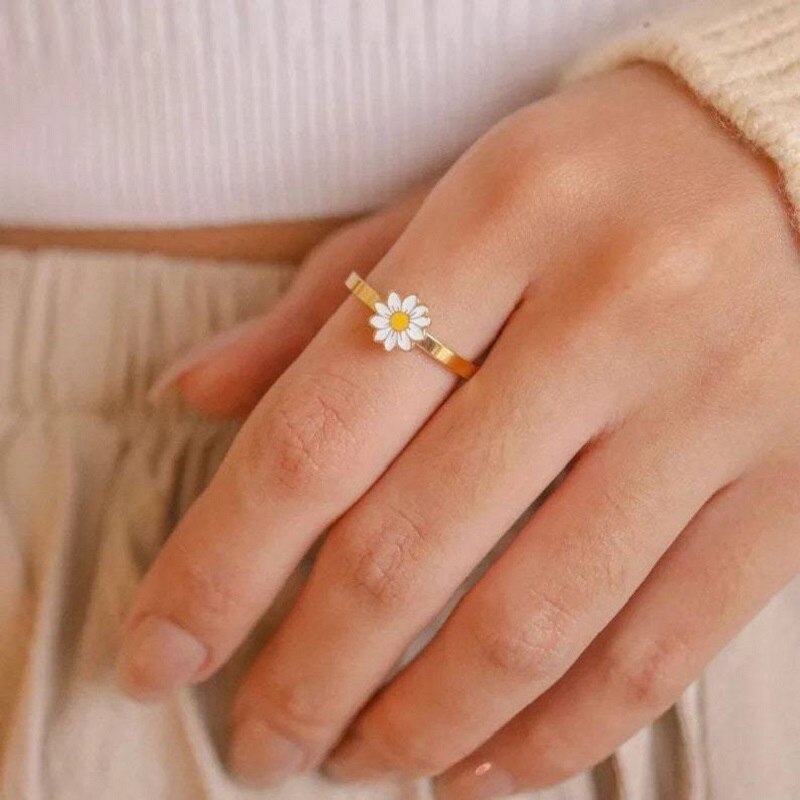 Fidget Spinner Rotatable Ring For Women Zendrop