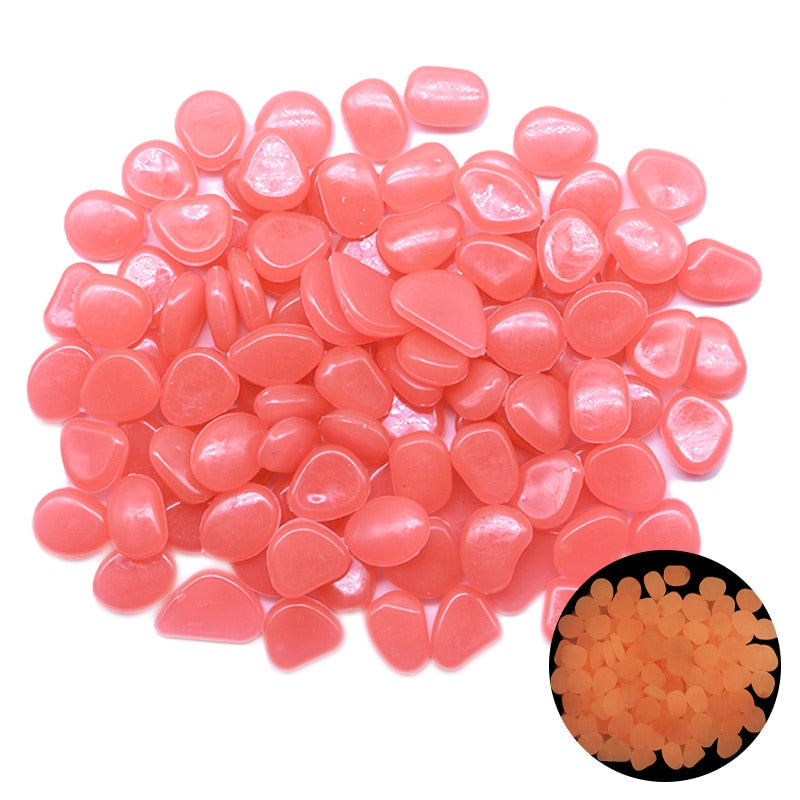 Glow in the Dark Garden Pebbles Zendrop