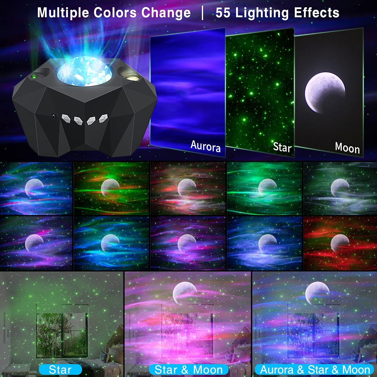 Northern Lights Star Projector Zendrop