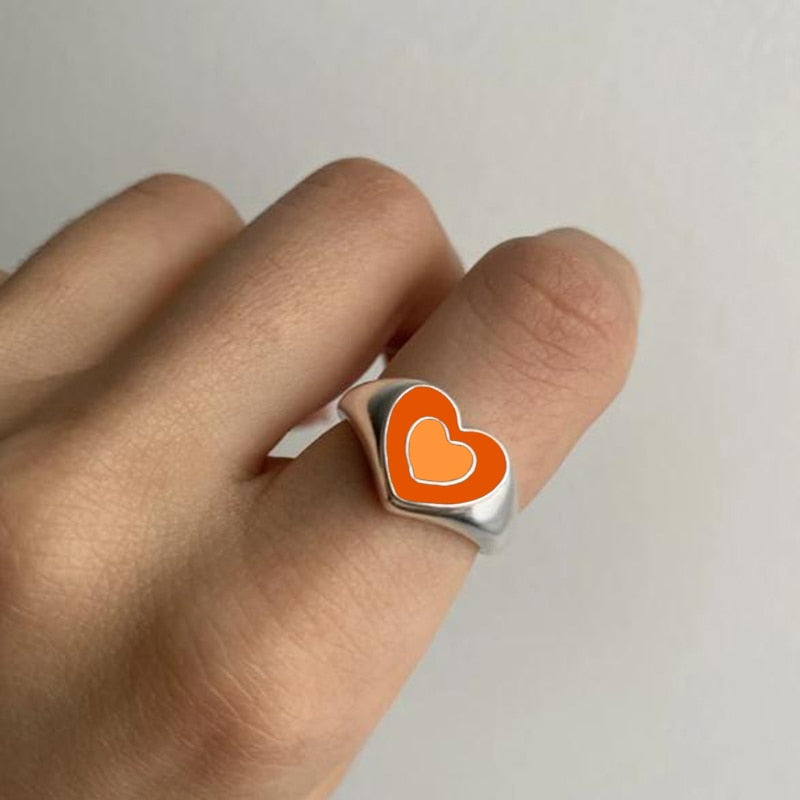 Creative Love Heart Ring Zendrop
