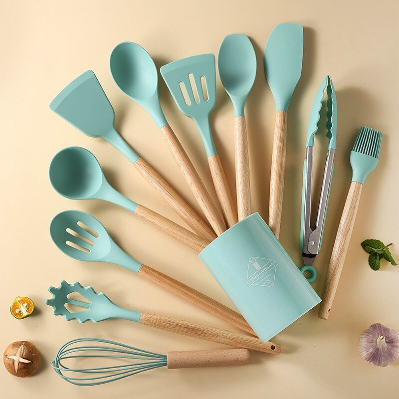 Non Stick Pot Spatula And Spoon Zendrop