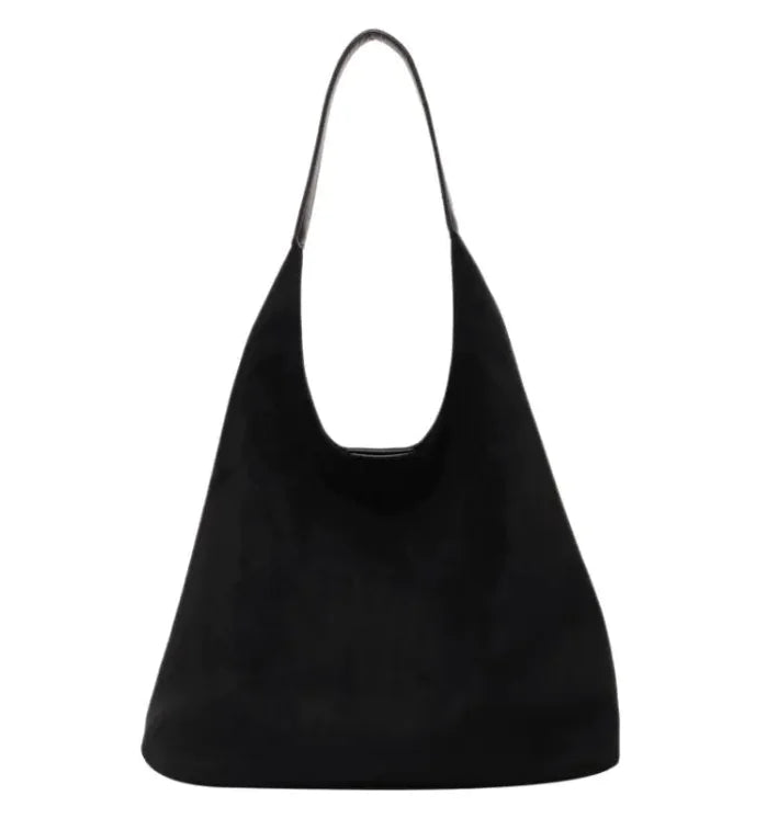 One-shoulder Underarm Bag Women's Large Capacity Shoulder Bag Solid Color Simple Casual Commuter Bag Heart Bound Gifts