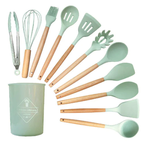 Non Stick Pot Spatula And Spoon Zendrop