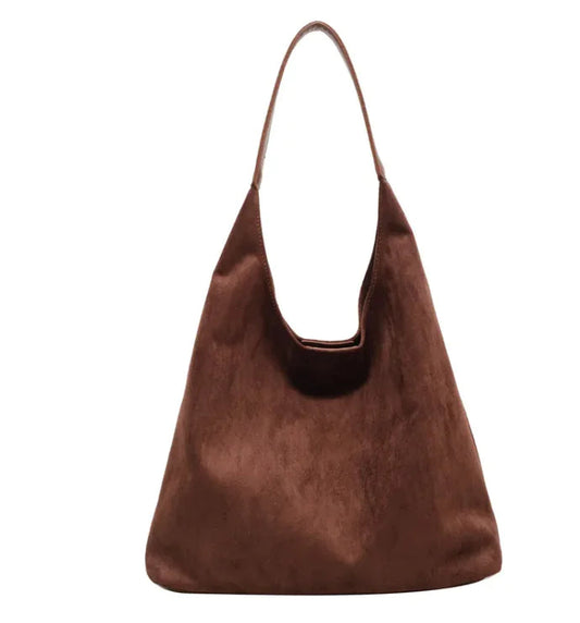 One-shoulder Underarm Bag Women's Large Capacity Shoulder Bag Solid Color Simple Casual Commuter Bag Heart Bound Gifts
