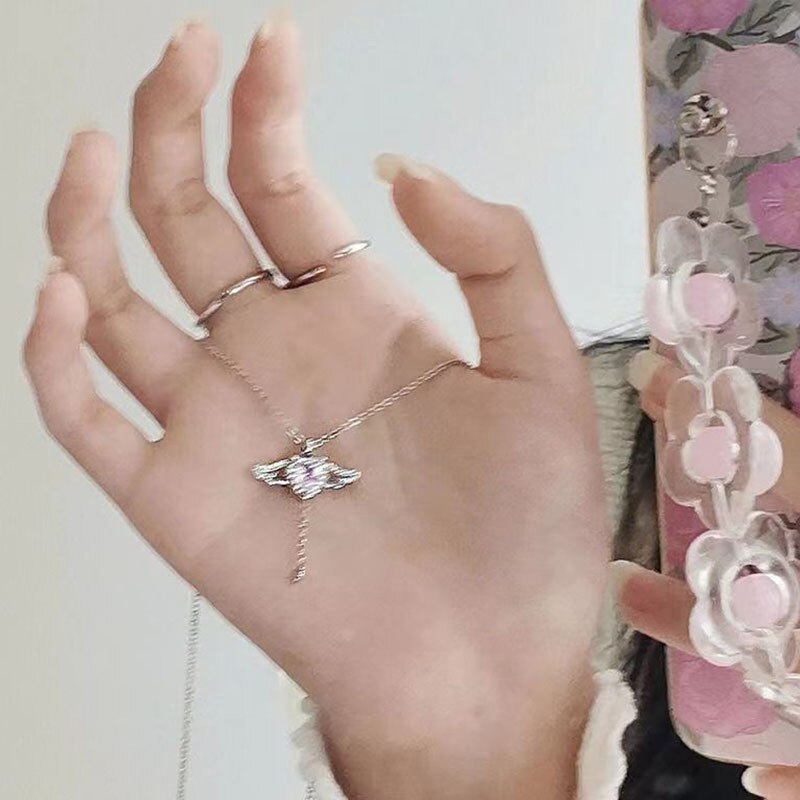 Heart Wings Necklace Zendrop