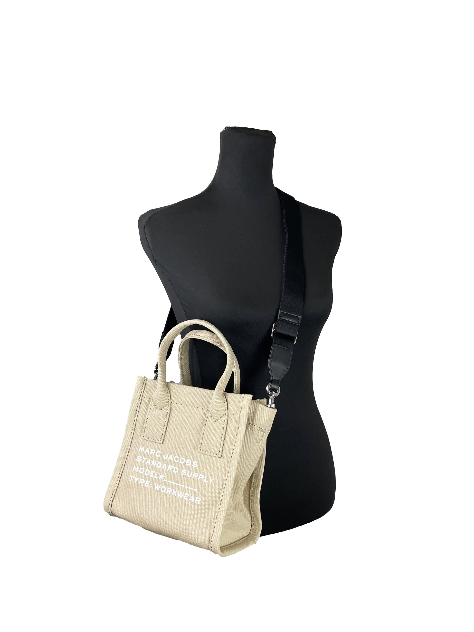 Marc Jacobs Canvas Tote Crossbody Bag Heart Bound Gifts