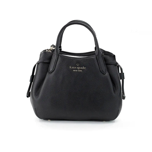Kate Spade Dumpling Small Black Leather Satchel Crossbody Bag Heart Bound Gifts