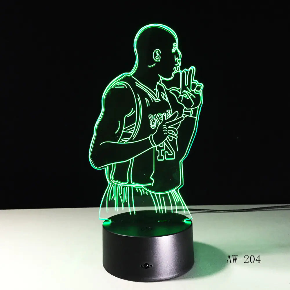 Colorful Touch Control LED Visual 3D Table Lamp Zendrop