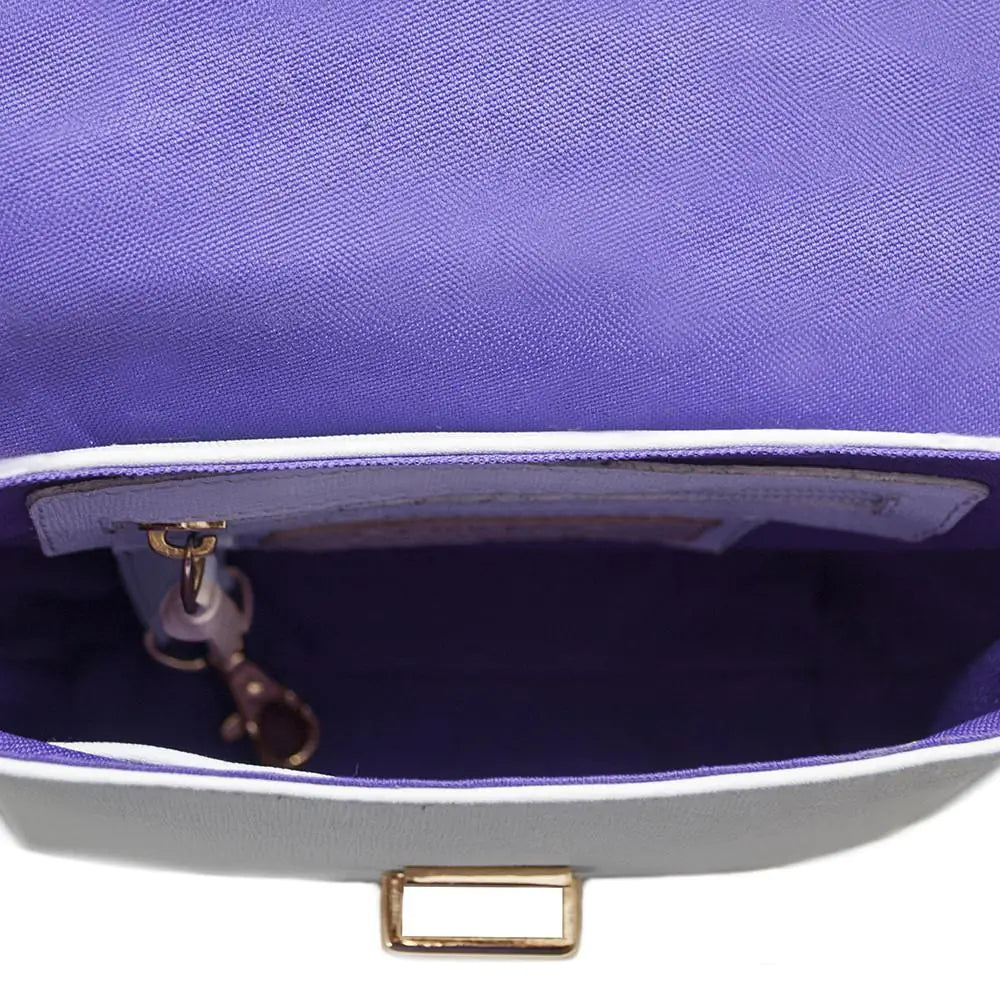 Tiny Leather Handbag -White (Option 2) Heart Bound Gifts