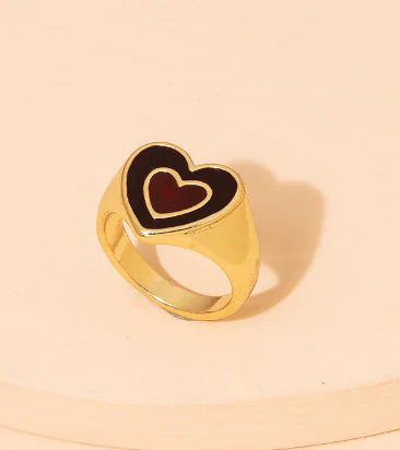 Creative Love Heart Ring Zendrop
