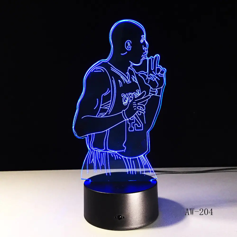 Colorful Touch Control LED Visual 3D Table Lamp Zendrop