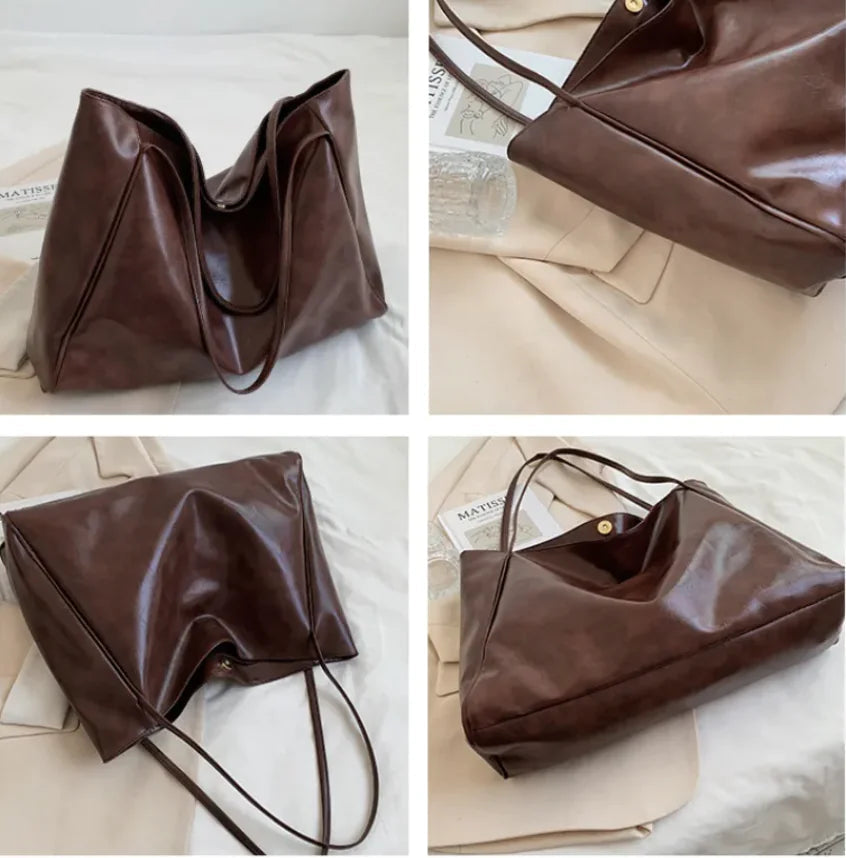 Glossy Retro Tote Bag Heart Bound Gifts
