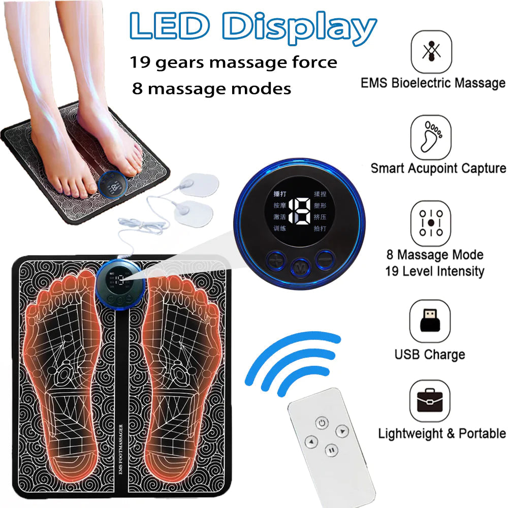 Rechargeable Foot Massage Pad Zendrop