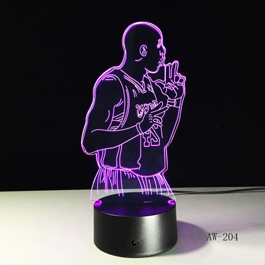 Colorful Touch Control LED Visual 3D Table Lamp Zendrop
