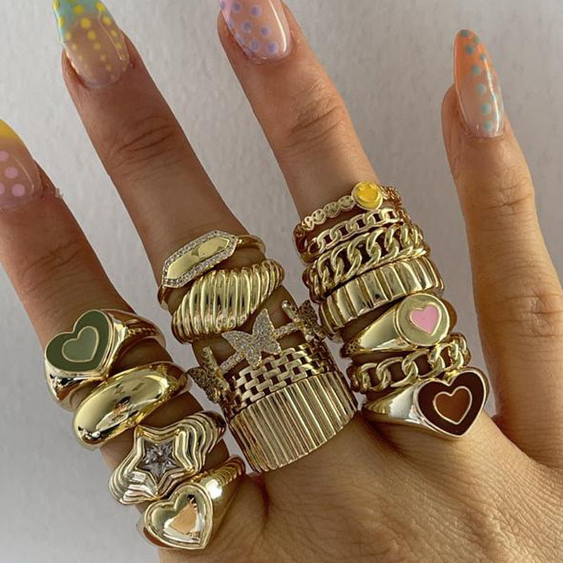 Creative Love Heart Ring Zendrop