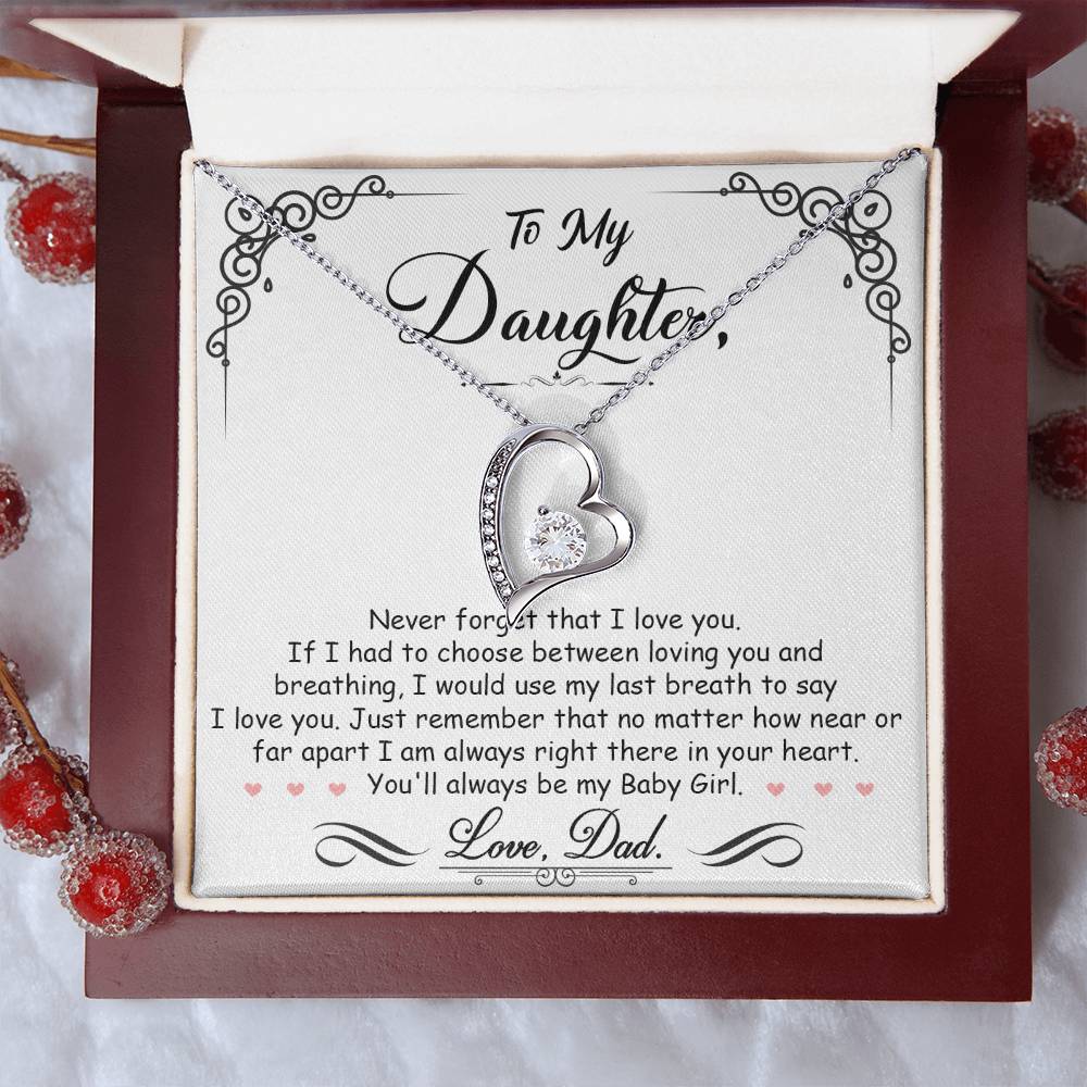 My Baby Girl - Forever Love Necklace ShineOn Fulfillment