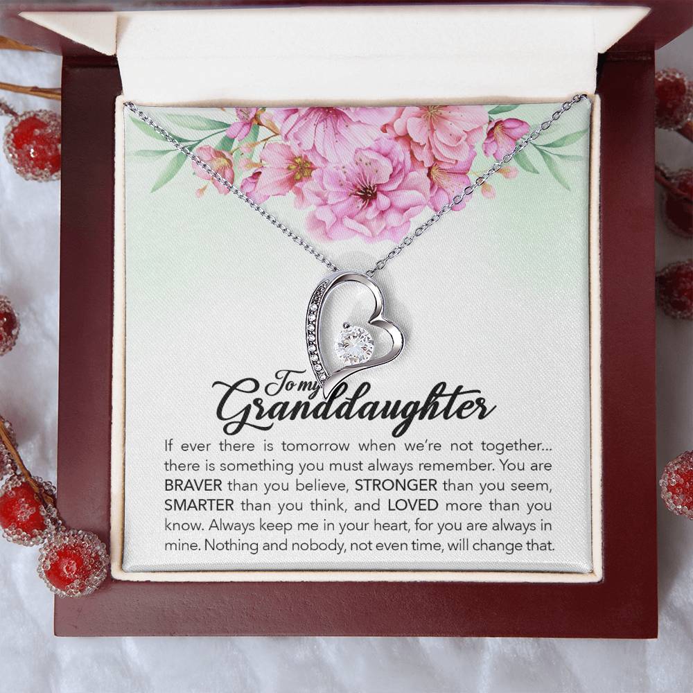 Brave Granddaughter - Forever Love Necklace ShineOn Fulfillment