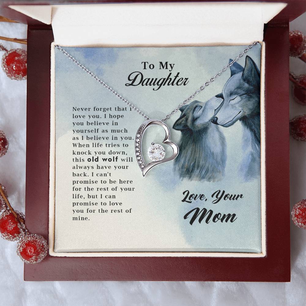 Old Wolf - Forever Love Necklace ShineOn Fulfillment