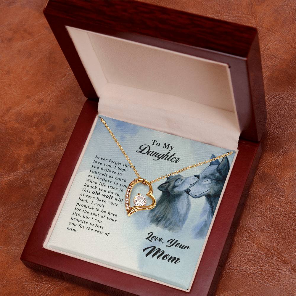 Old Wolf - Forever Love Necklace ShineOn Fulfillment