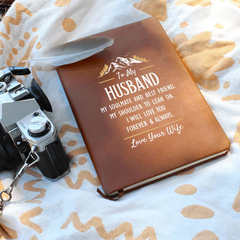 My Soulmate and Best Friend - Leather Journal ShineOn Fulfillment