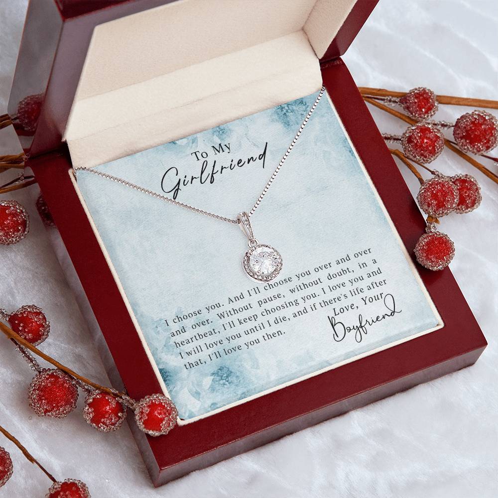 To My Girlfriend - Eternal Hope Necklace ShineOn Fulfillment