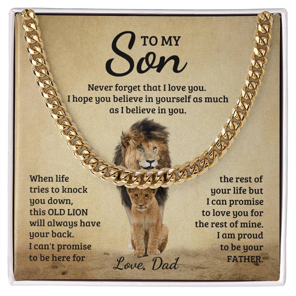 Never Forget - Cuban Link Chain ShineOn Fulfillment