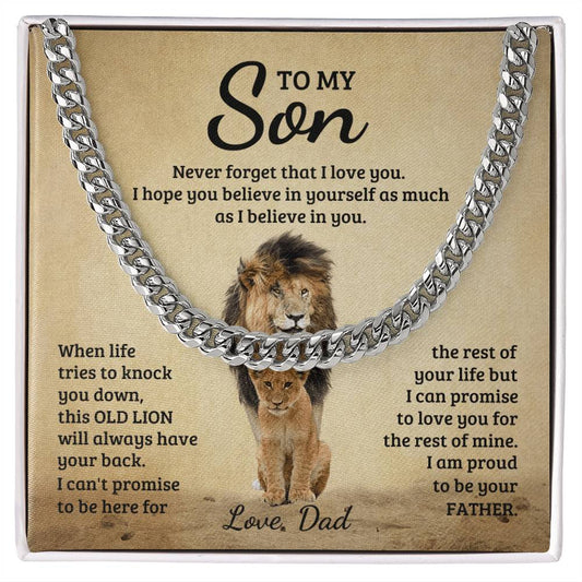 Never Forget - Cuban Link Chain ShineOn Fulfillment