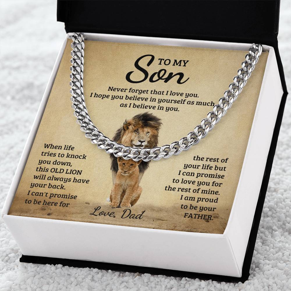 Never Forget - Cuban Link Chain ShineOn Fulfillment