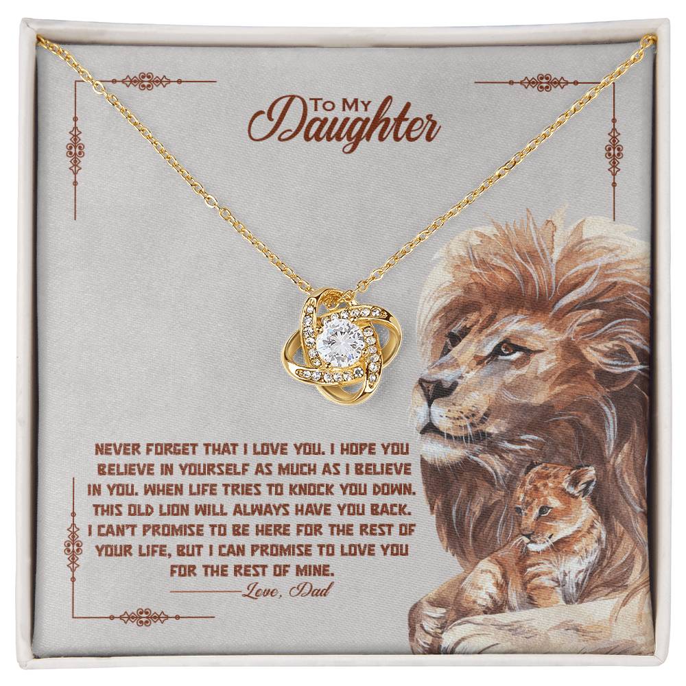 Never Forget - Love Knot Necklace ShineOn Fulfillment