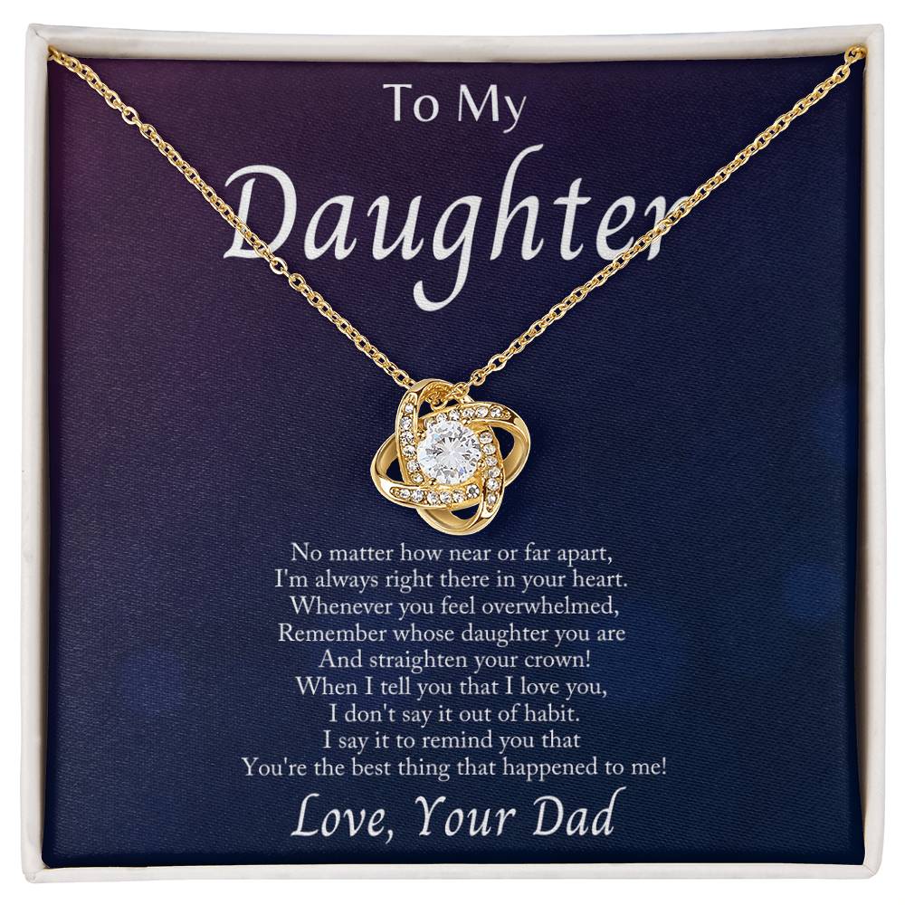 Im Always With You - Love Knot Necklace ShineOn Fulfillment