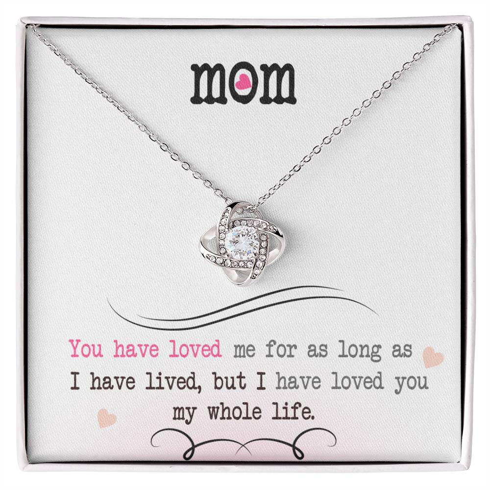 My Whole Life - Love Knot Necklace ShineOn Fulfillment