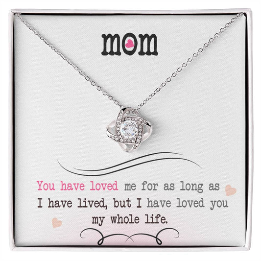 My Whole Life - Love Knot Necklace ShineOn Fulfillment
