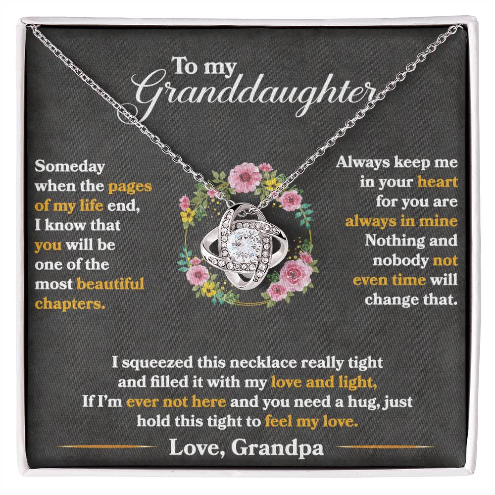 Keep Me In Your Heart - Love Knot Necklace ShineOn Fulfillment