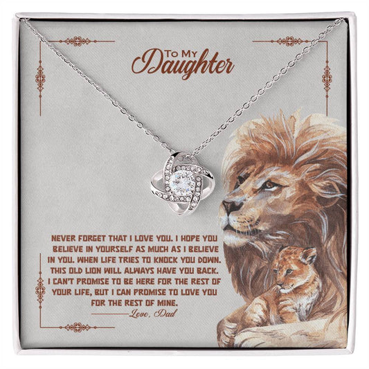 Never Forget - Love Knot Necklace ShineOn Fulfillment