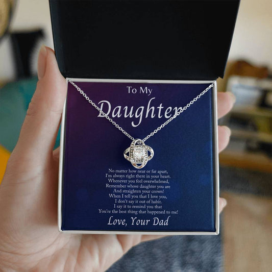 Im Always With You - Love Knot Necklace ShineOn Fulfillment
