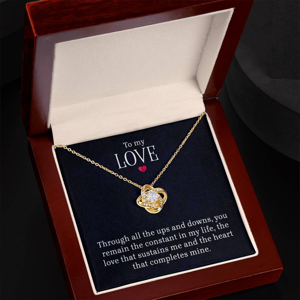 To My Love - Lov eKnot Necklace ShineOn Fulfillment