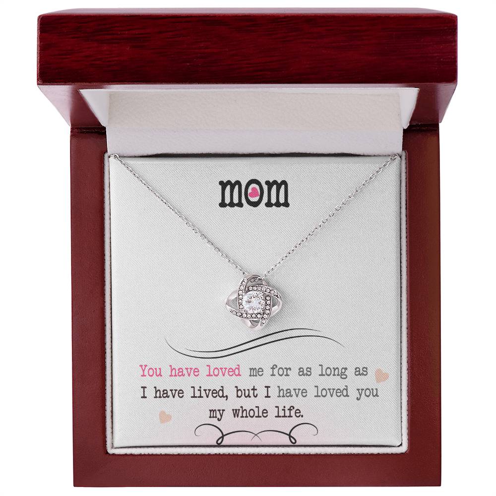 My Whole Life - Love Knot Necklace ShineOn Fulfillment