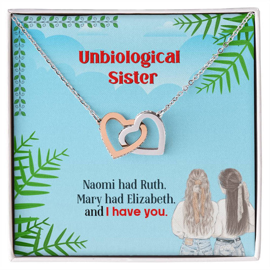 Best Friends - Interlocking Hearts Necklace ShineOn Fulfillment