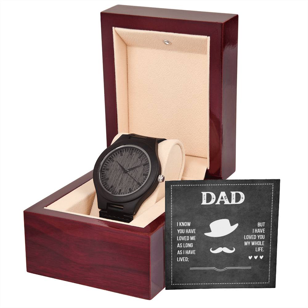 Dad's Love - Wooden Watch ShineOn Fulfillment
