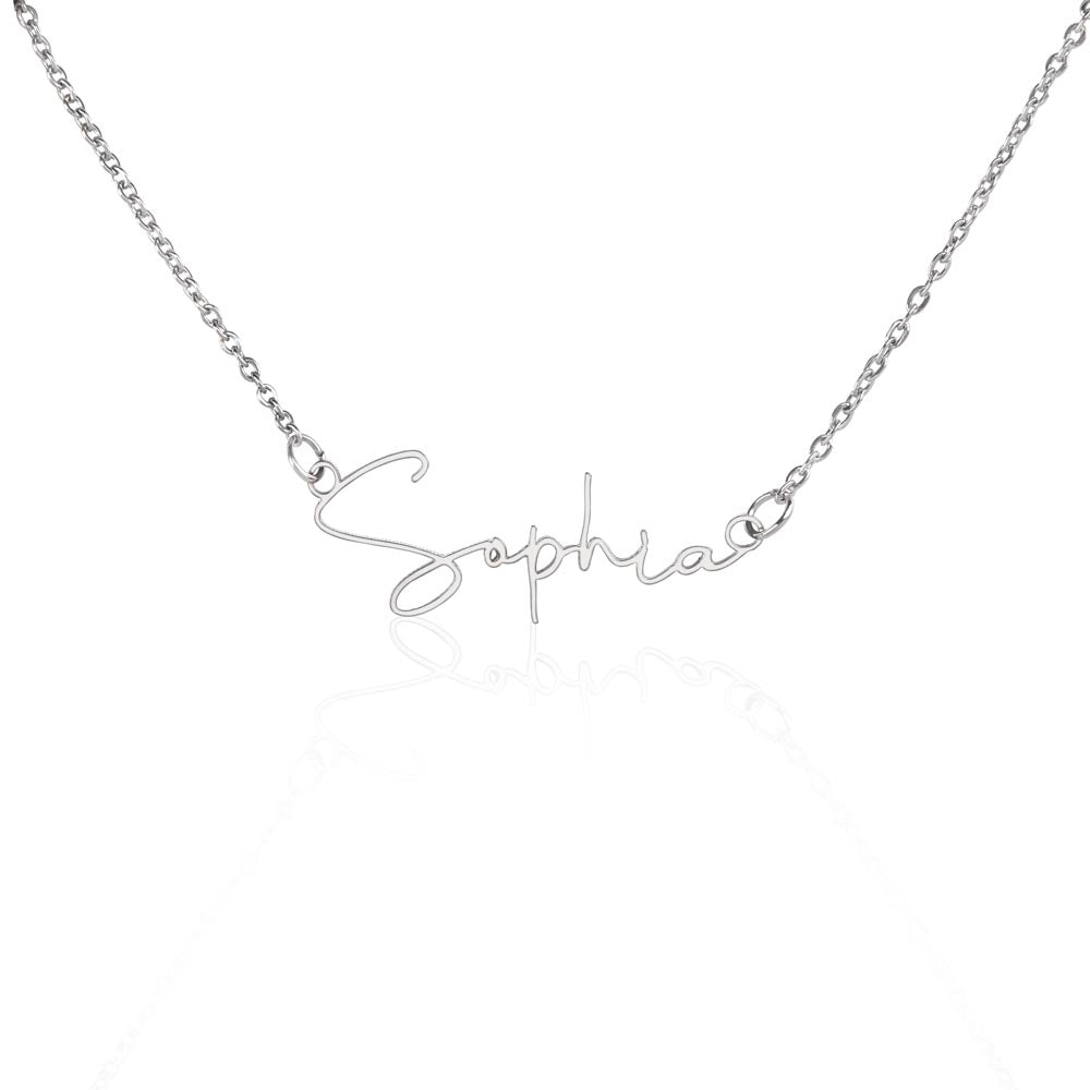 Signature Style Name Necklace ShineOn Fulfillment