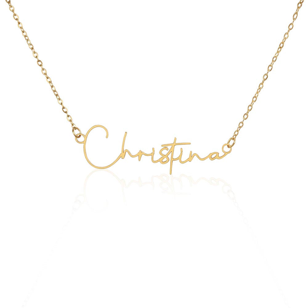 Signature Style Name Necklace ShineOn Fulfillment